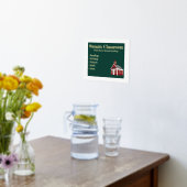 ホームスイートホームホームホームズチョーリンスクールハウスシャルボード 箔ポスター (レイダウン (キッチン))