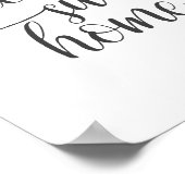 ホームスイートホームホームホームデコールプリント ポスター (角)