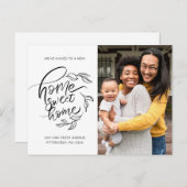 ホームスイートホームボタニカルアドレスの変更の写真 案内ポストカード (正面/裏面)