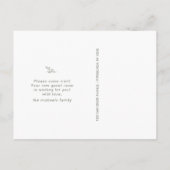 ホームスイートホームボタニカルアドレスの変更の写真 案内ポストカード (裏面)