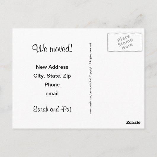 ホームスイートホームポストカード ポストカード (裏面)