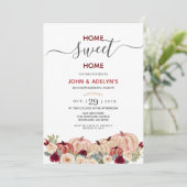 ホームスイートホームマルサラホワイトパンプキンフラワーズ  招待状 (スタンド正面)