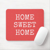 ホームスイートホームミニマルデザイン マウスパッド (マウス)