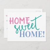 ホームスイートホームムービングアナウンスメント ポストカード (正面/裏面)