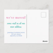 ホームスイートホームムービングアナウンスメント ポストカード (裏面)