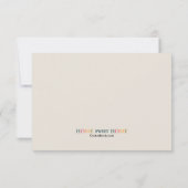 ホームスイートホームムービングアナウンスメント 案内状 (裏面)