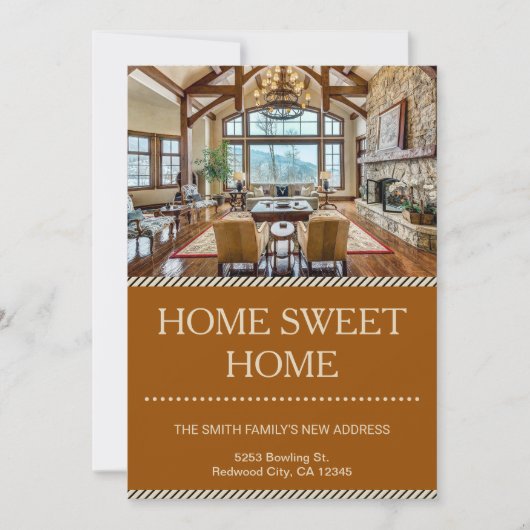 ホームスイートホームムービングアナウンスメント 案内状 (正面)