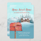 ホームスイートホームムービングアナウンス 招待状 (正面/裏面)