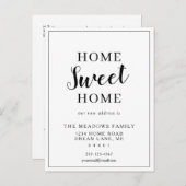 ホームスイートホームムービングミニマリスト独自の作成 案内ポストカード (正面/裏面)