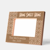 ホームスイートホームモダンテーマエッチングフレーム レーザー彫刻フレーム (左)