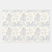 ホームスイートホームラッピング紙 ラッピングペーパーシート (正面2)