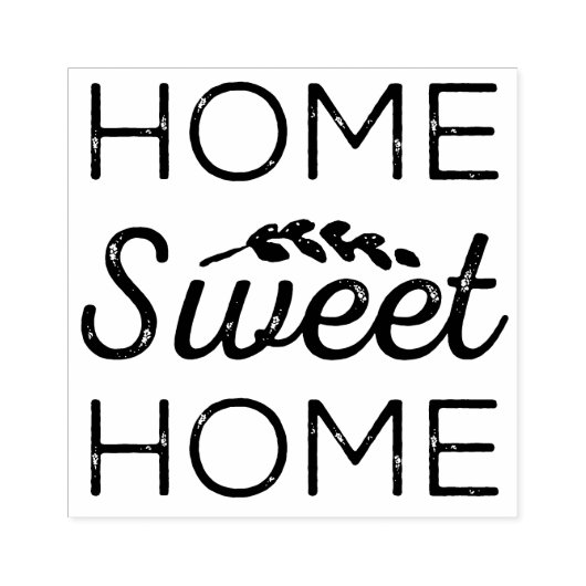 ホームスイートホームラバーアートスタンプ ラバースタンプ (インプリント)