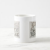 ホームスイートホームヴィンテージデザイン コーヒーマグカップ (中央)