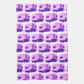 ホームスイートホームヴィンテージトレーラーキャンパーRV キッチンタオル (縦)