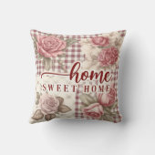ホームスイートホームヴィンテージフローラ クッション (裏面)