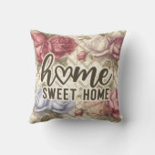 ホームスイートホームヴィンテージフローラ クッション (裏面)
