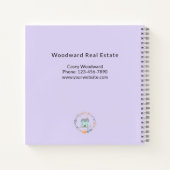 ホームスイートホーム不動産仲介業者サンキューユーパーソナライズされた ノートブック (裏面)