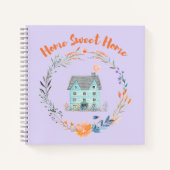 ホームスイートホーム不動産仲介業者サンキューユーパーソナライズされた ノートブック (正面)