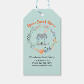 ホームスイートホーム不動産仲介業者バジェットマーケティングカスタム ギフトタグ (正面)