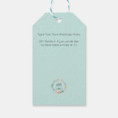 ホームスイートホーム不動産仲介業者バジェットマーケティングカスタム ギフトタグ (裏面)