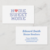 ホームスイートホーム名刺 名刺 (正面/裏面)