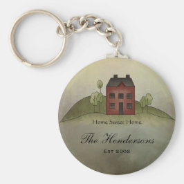 ホームスイートホーム名前をカスタムするキーチェーン キーホルダー