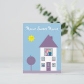 ホームスイートホーム実在エステートエージェントまたは引っ越しました 案内ポストカード (スタンド正面)