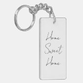 ホームスイートホーム実在エステートクローズの感謝 キーホルダー (正面左)