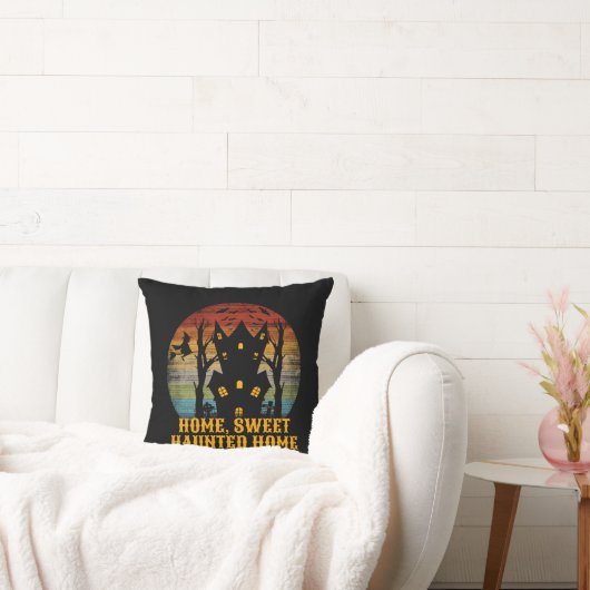 ホームスイートホーム幽霊のよく出るおかしなハロウィーン クッション (ソファ)