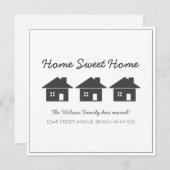 ホームスイートホーム引っ越しましたニューハウスムービング 案内状 (正面/裏面)