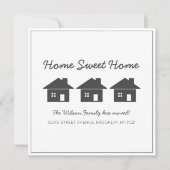 ホームスイートホーム引っ越しましたニューハウスムービング 案内状 (正面)