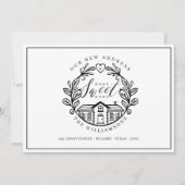 ホームスイートホーム引っ越しましたホームリースクレスト 案内状 (正面)