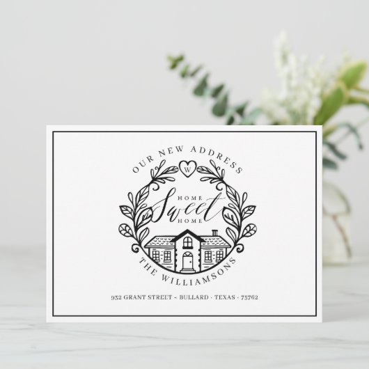 ホームスイートホーム引っ越しましたホームリースクレスト 案内状 (スタンド正面)