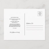 ホームスイートホーム引っ越し案内はがき 案内ポストカード (裏面)