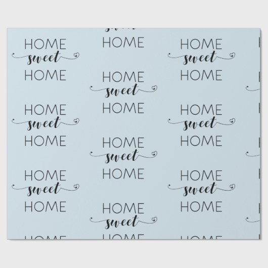 ホームスイートホーム引っ越し祝いパーティーギフト ラッピングペーパー (フラット)