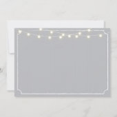 ホームスイートホーム引っ越し祝いパーティーグレーホワイト鍵招待状 招待状 (裏面)