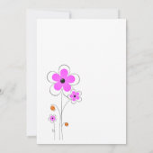 ホームスイートホーム引っ越し祝いパーティーパーティの招待状 招待状 (裏面)