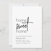 ホームスイートホーム引っ越し祝いパーティーパーティー招待状 招待状 (正面)