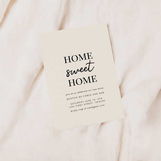 ホームスイートホーム引っ越し祝いパーティーパーティー招待状 招待状