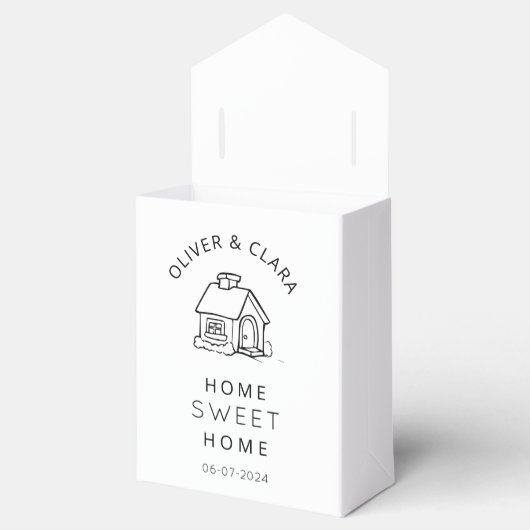 ホームスイートホーム引っ越し祝いパーティーパーティー フェイバーボックス (オープン)