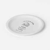 ホームスイートホーム引っ越し祝いパーティーパーティー ペーパープレート (アングル)