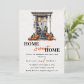 ホームスイートホーム引っ越し祝いパーティーパーティー 招待状 (スタンド正面)