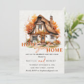 ホームスイートホーム引っ越し祝いパーティーパーティー 招待状 (スタンド正面)
