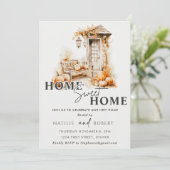 ホームスイートホーム引っ越し祝いパーティーパーティー 招待状 (スタンド正面)