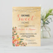 ホームスイートホーム引っ越し祝いパーティー招待状招待状 招待状 (スタンド正面)