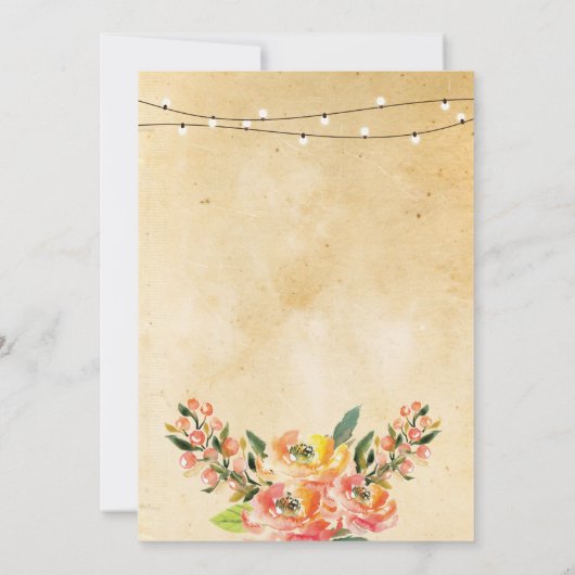 ホームスイートホーム引っ越し祝いパーティー招待状招待状 招待状 (裏面)