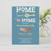 ホームスイートホーム引っ越し祝いパーティー招待状 招待状 (スタンド正面)