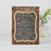 ホームスイートホーム引っ越し祝いパーティー紅葉招待状 招待状 (スタンド正面)