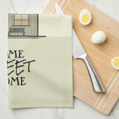 ホームスイートホーム引用文カワイハウス キッチンタオル (四つ折り)