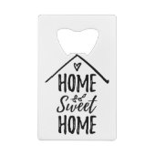 ホームスイートホーム引用文ニューホームリビングホームデコール クレジットカード栓抜き (裏面)